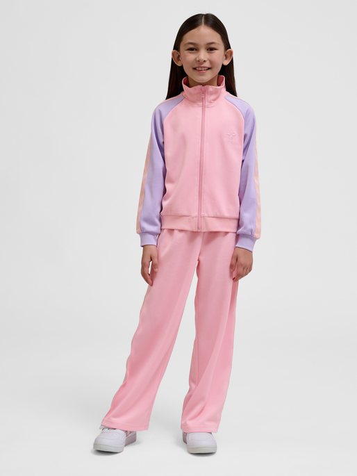 hmlDAILY ZIP JACKET, CANDY PINK, model
