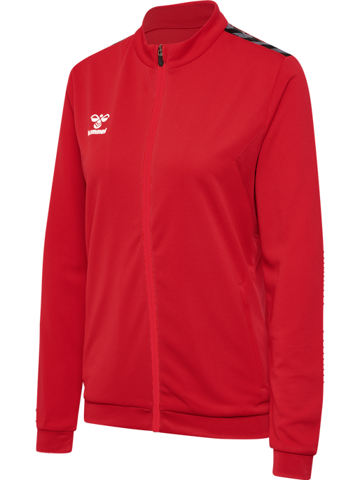hmlAUTHENTIC PL ZIP JACKET WOMAN, TRUE RED, packshot
