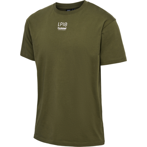 hmlLP10 BOXY T-SHIRT, IVY GREEN, packshot