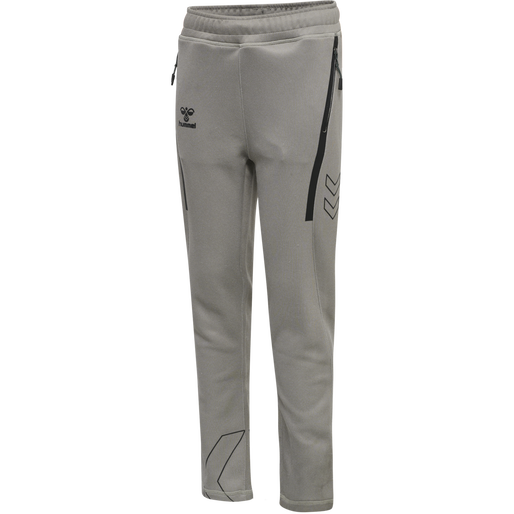 hmlCIMA XK PANTS KIDS, GREY MELANGE, packshot