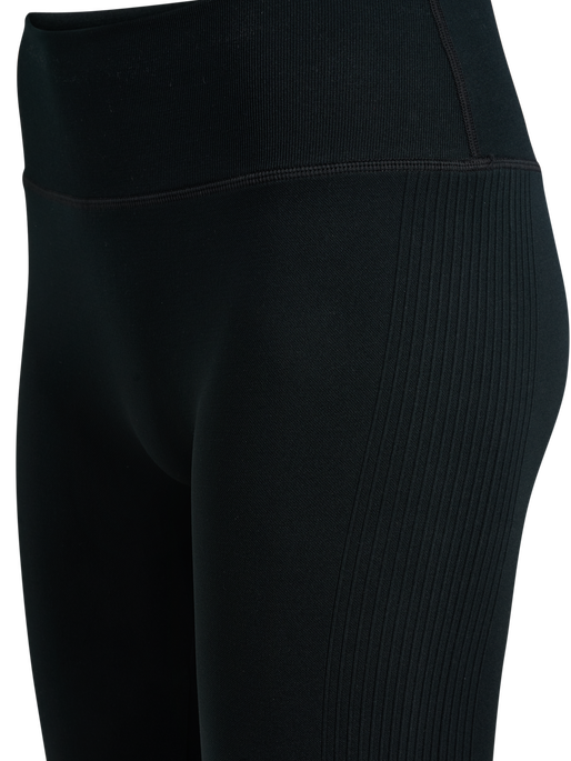 hmlHIIT SEAMLESS FLARE TIGHTS, BLACK hmlHIIT SEAMLESS FLARE TIGHTS, BLACK, packshot