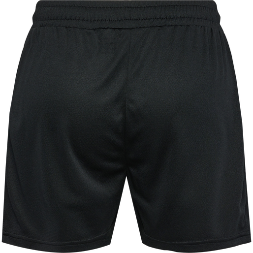 hmlACTIVE PL SHORTS WOMAN, BLACK/WHITE, packshot