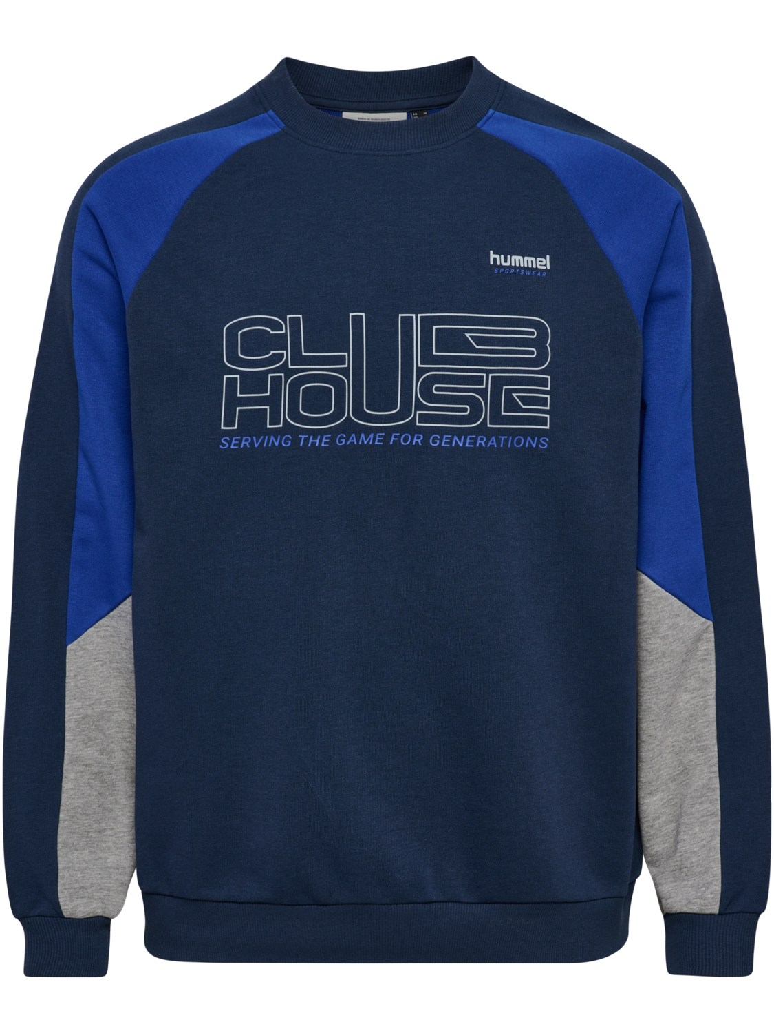 hmlOVERSIZED ICONIC CREW CH, DRESS BLUES, packshot