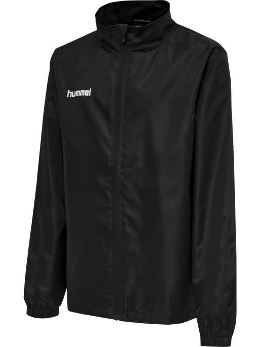 hmlPROMO RAIN JACKET KIDS, BLACK hmlPROMO RAIN JACKET KIDS, BLACK, packshot
