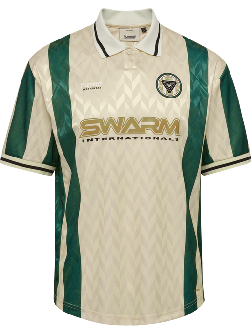 hmlLOOSE SOCCER JERSEY S/S, FOG, packshot