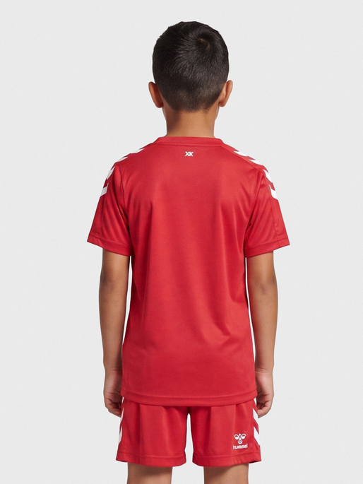 hmlCORE XK STRIPED JERSEY S/S KIDS, TRUE RED/WHITE, model