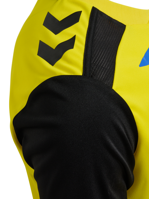 FFHB NEW REFEREE JERSEY S/S, BLAZING YELLOW W/O SPONSOR, packshot