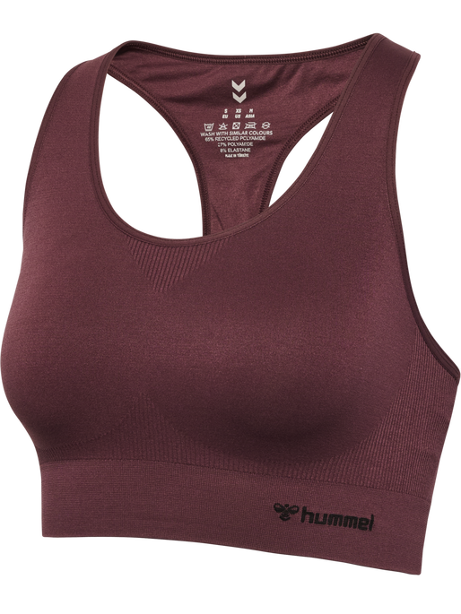 hmlTIF SEAMLESS SPORTS TOP, FUDGE, packshot