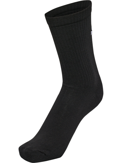 hmlROLIGAN 2-PACK SOCKS, BLACK, packshot