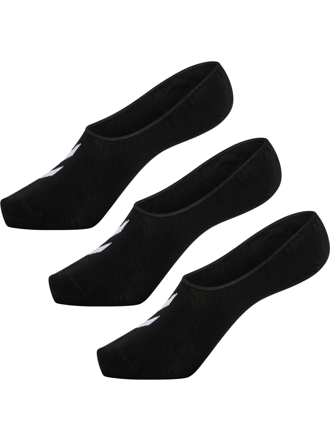 hml3 PACK BASIC NO-SHOW SOCK, BLACK, packshot