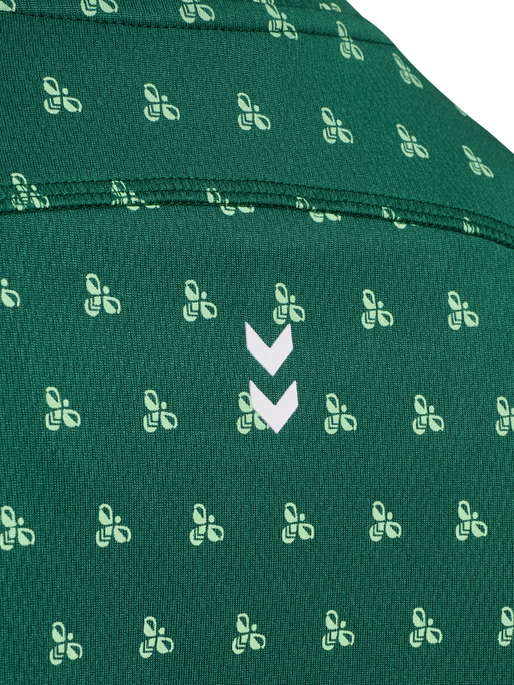 hmlPULSE AOP WORKOUT W T-SHIRT S/S, VERDANT GREEN hmlPULSE AOP WORKOUT W T-SHIRT S/S, VERDANT GREEN, packshot