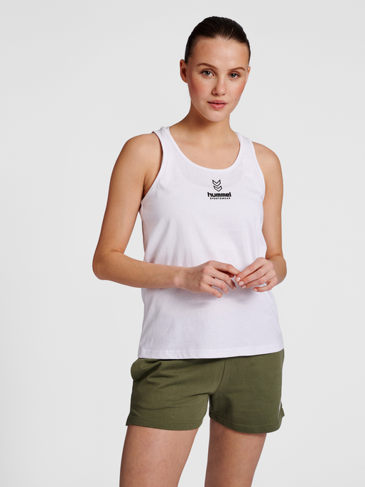 hmlLGC VAL TANKTOP, WHITE, model