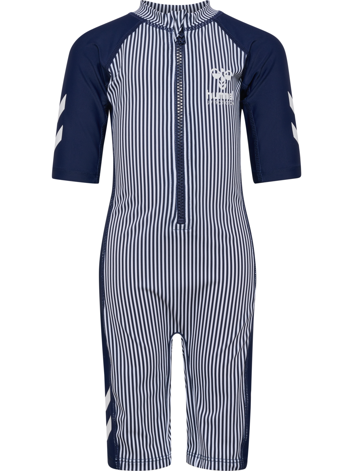 hmlMORGAT SWIM SUIT, NAVY BLAZER/BRIGHT WHITE, packshot