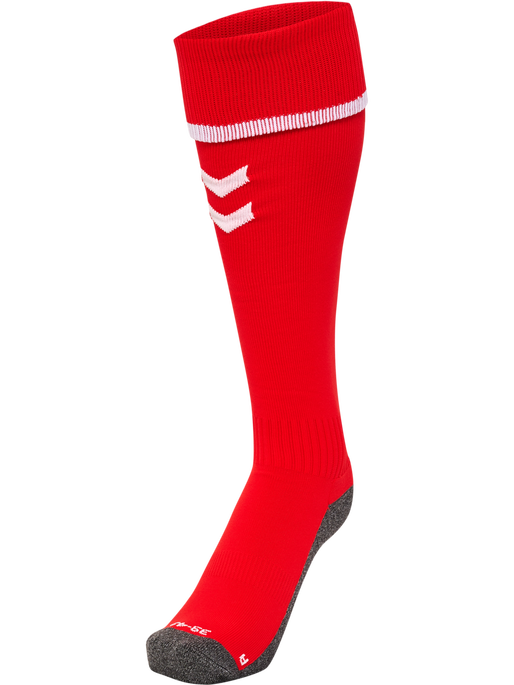 hmlCORE FOOTBALL SOCKS, TRUE RED/WHITE, packshot