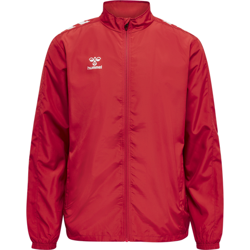 hmlCORE XK MICRO ZIP JACKET, TRUE RED, packshot