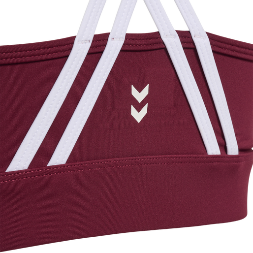 hmlMT FLASH SPORTS BRA, ZINFANDEL, packshot