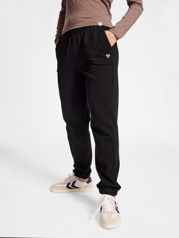 hmlIC BEA REGULAR PANTS, BLACK, model