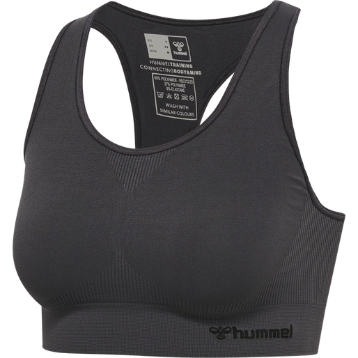 hmlTIF SEAMLESS SPORTS TOP, ASPHALT, packshot