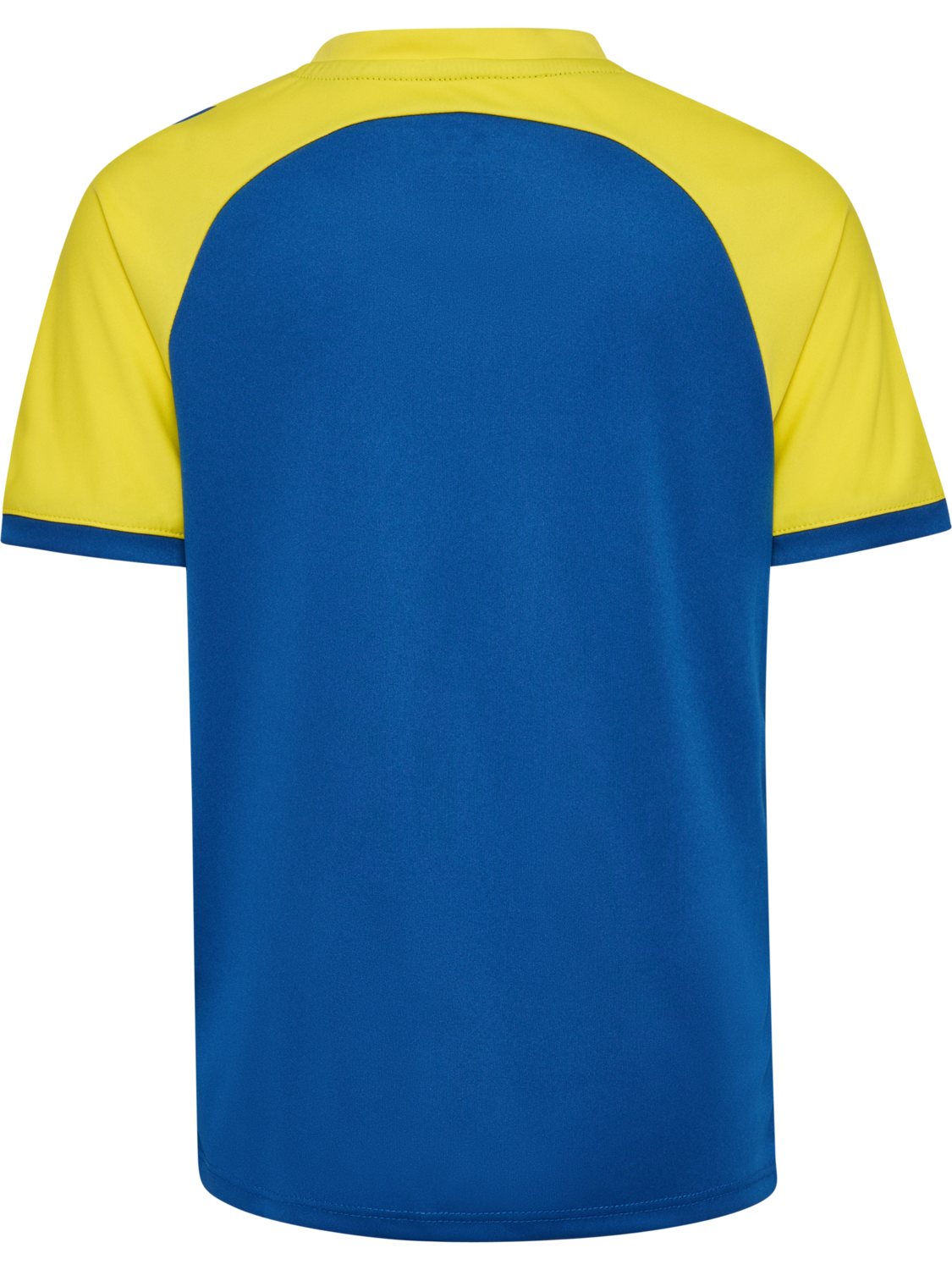 hmlMATCH LEAGUE JERSEY S/S KIDS, TRUE BLUE/BLAZING YELLOW, packshot