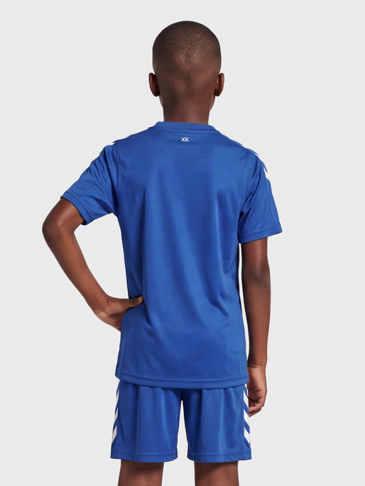 hmlCORE XK STRIPED JERSEY S/S KIDS, TRUE BLUE/WHITE, model
