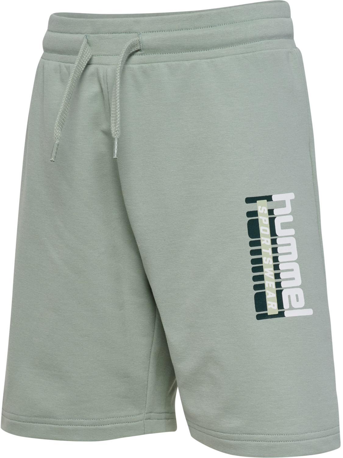 hmlTUKAS SHORTS, ICEBERG GREEN, packshot