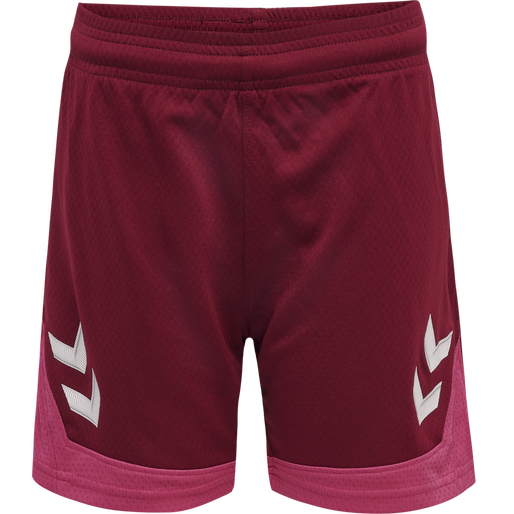 hmlLEAD POLY SHORTS KIDS , BIKING RED, packshot