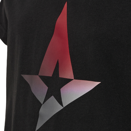 AST BIG STAR BLACK TEE S/S KIDS, BLACK, packshot