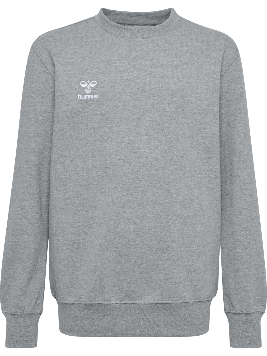 hmlGO 2.0 SWEATSHIRT KIDS, GREY MELANGE, packshot