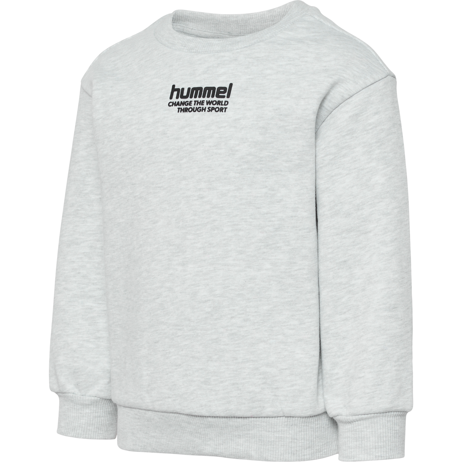 hmlPURE SWEATSHIRT, ULTRA LIGHT GREY MELANGE, packshot