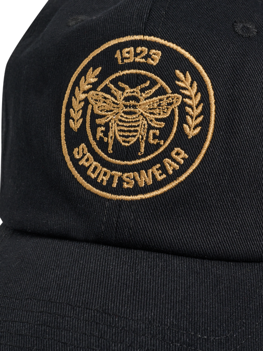 hmlSWARM COTTON CAP, BLACK, packshot