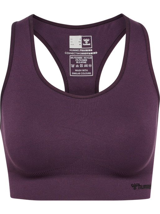 hmlTIF SEAMLESS SPORTS TOP, PLUM PERFECT hmlTIF SEAMLESS SPORTS TOP, PLUM PERFECT, packshot
