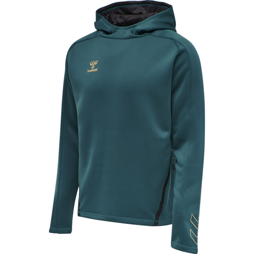 hmlCIMA XK HOODIE, BLUE CORAL hmlCIMA XK HOODIE, BLUE CORAL, packshot