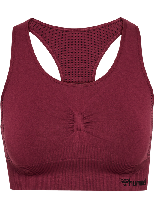 hmlMT SHAPING SEAMLESS SPORTS TOP, ZINFANDEL hmlMT SHAPING SEAMLESS SPORTS TOP, ZINFANDEL, packshot