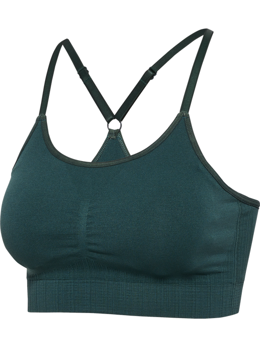 hmlMT DEFINE SEAMLESS PADDED BRA, GREEN GABLES, packshot