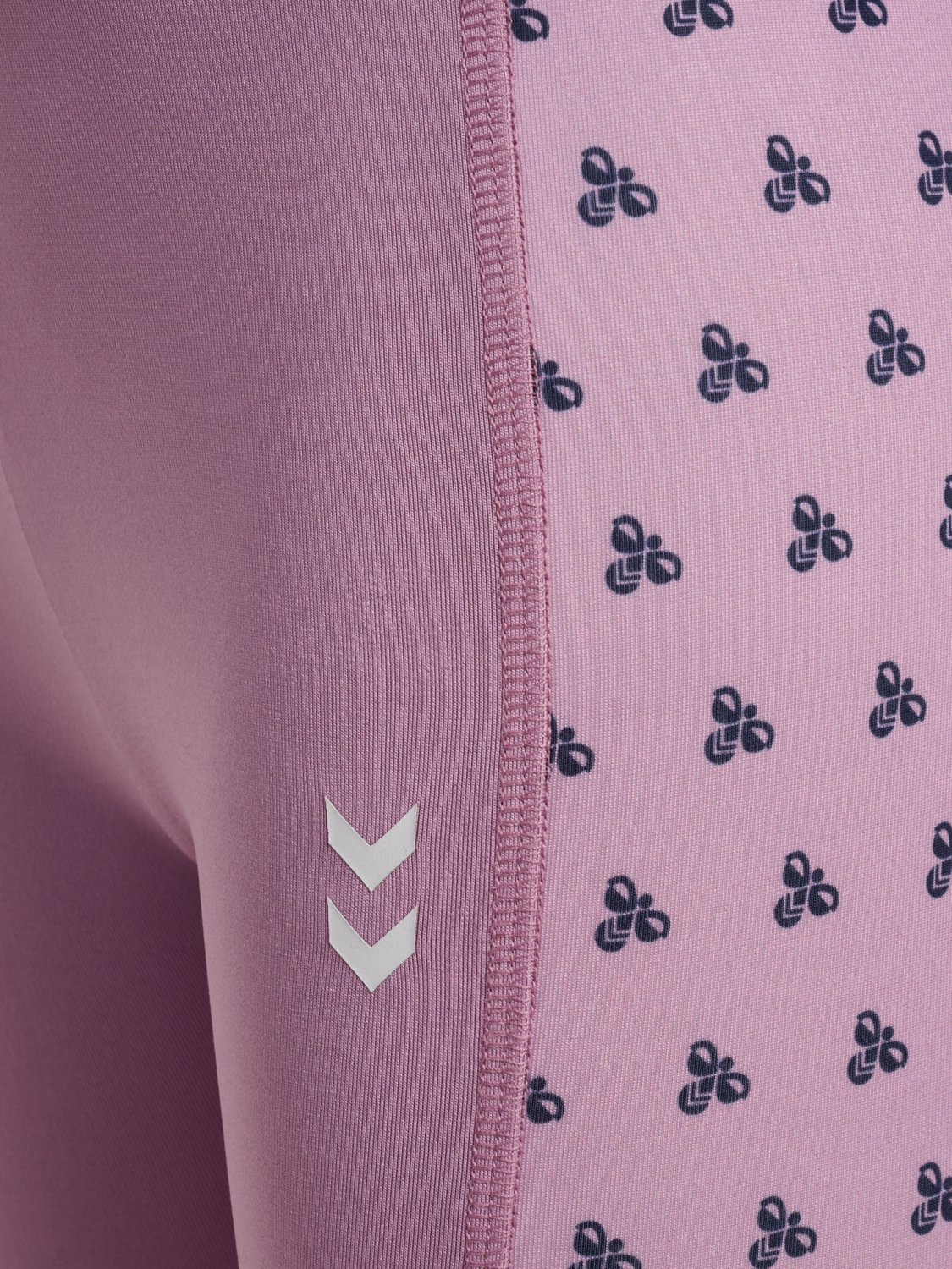 hmlJR MIX MID WAIST TIGHTS, LAVENDER MIST, packshot