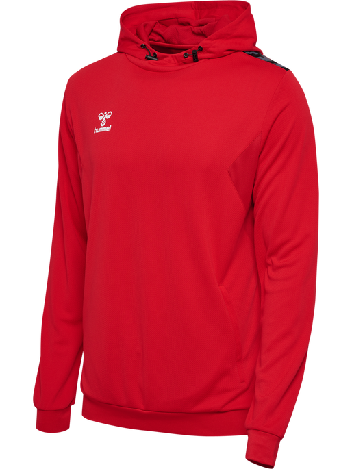 hmlAUTHENTIC PL HOODIE, TRUE RED hmlAUTHENTIC PL HOODIE, TRUE RED, packshot