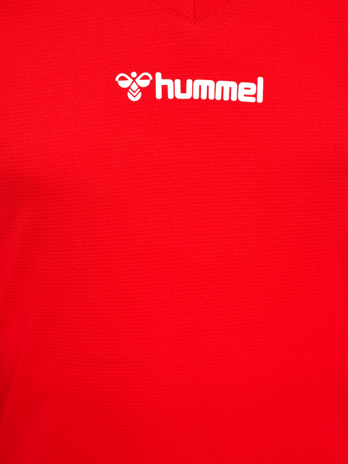 hmlBL ESSENTIAL TEE L/S KIDS, TRUE RED, packshot