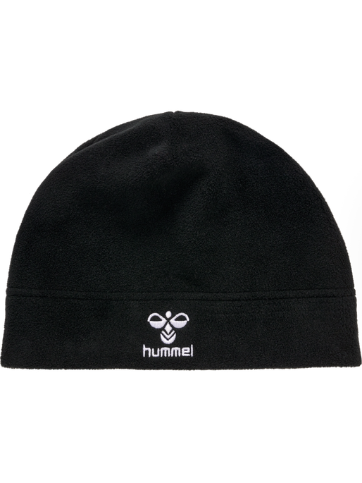 hmlFLEECE BEANIE, BLACK, packshot