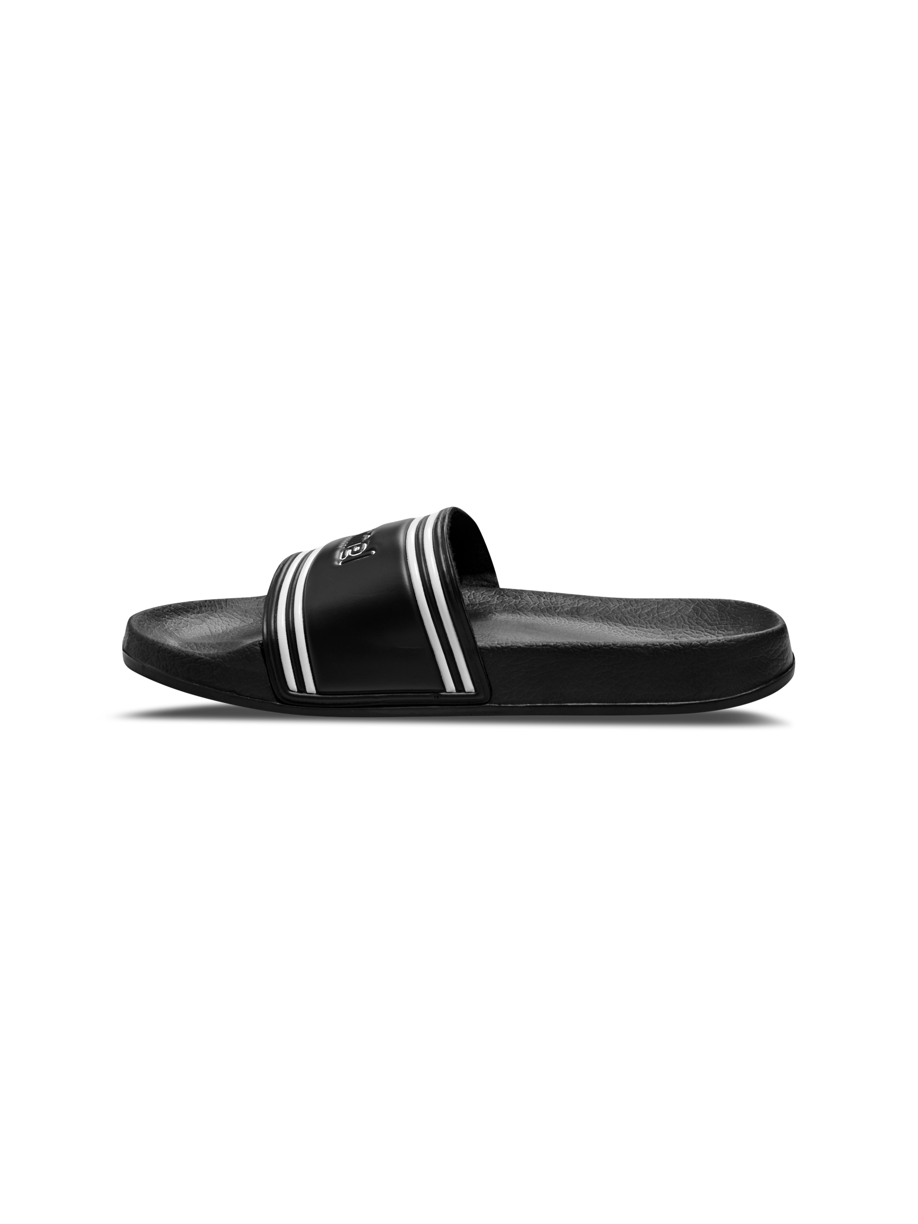 POOL SLIDE JR , BLACK, packshot