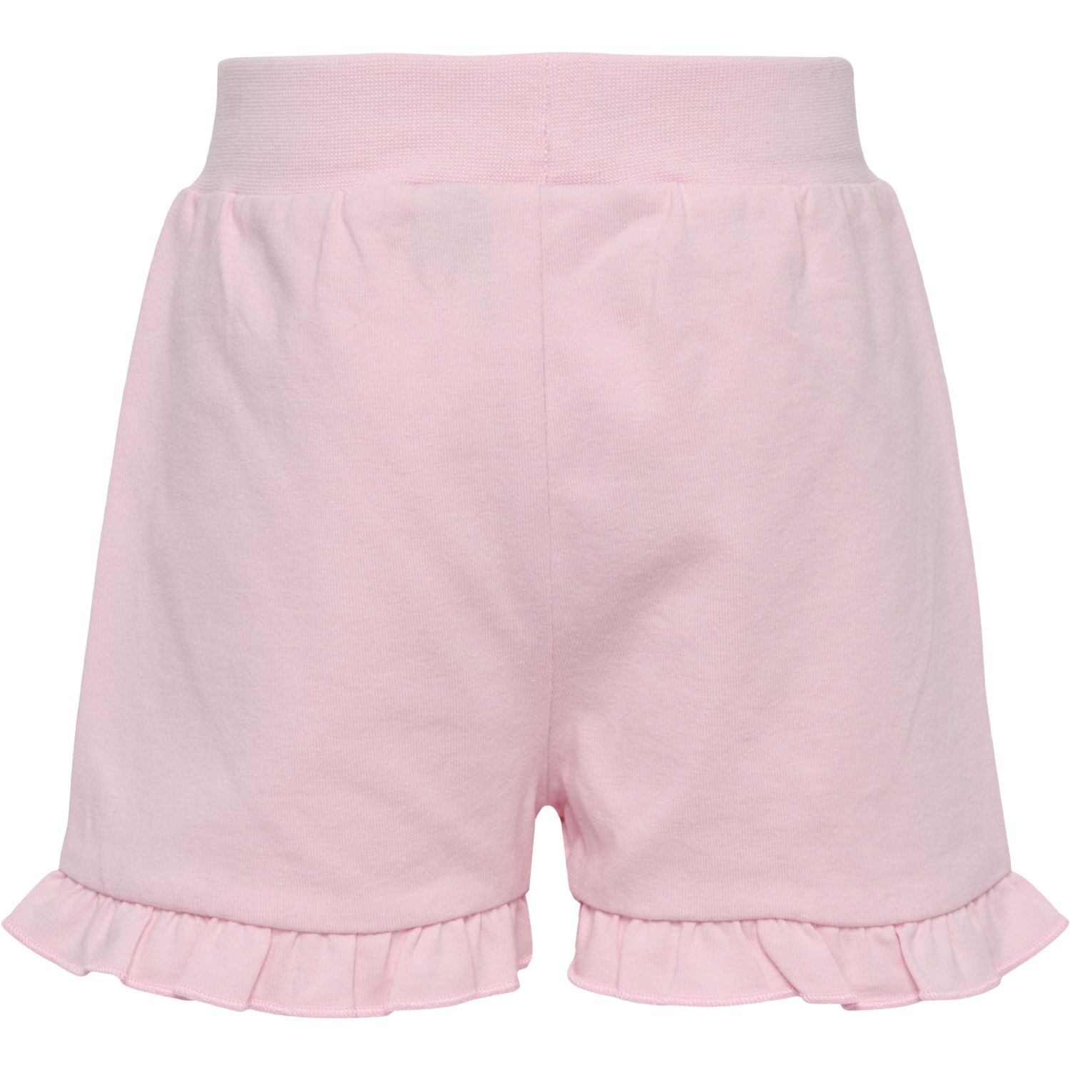 hmlDREAM RUFFLE SHORTS, PARFAIT PINK, packshot
