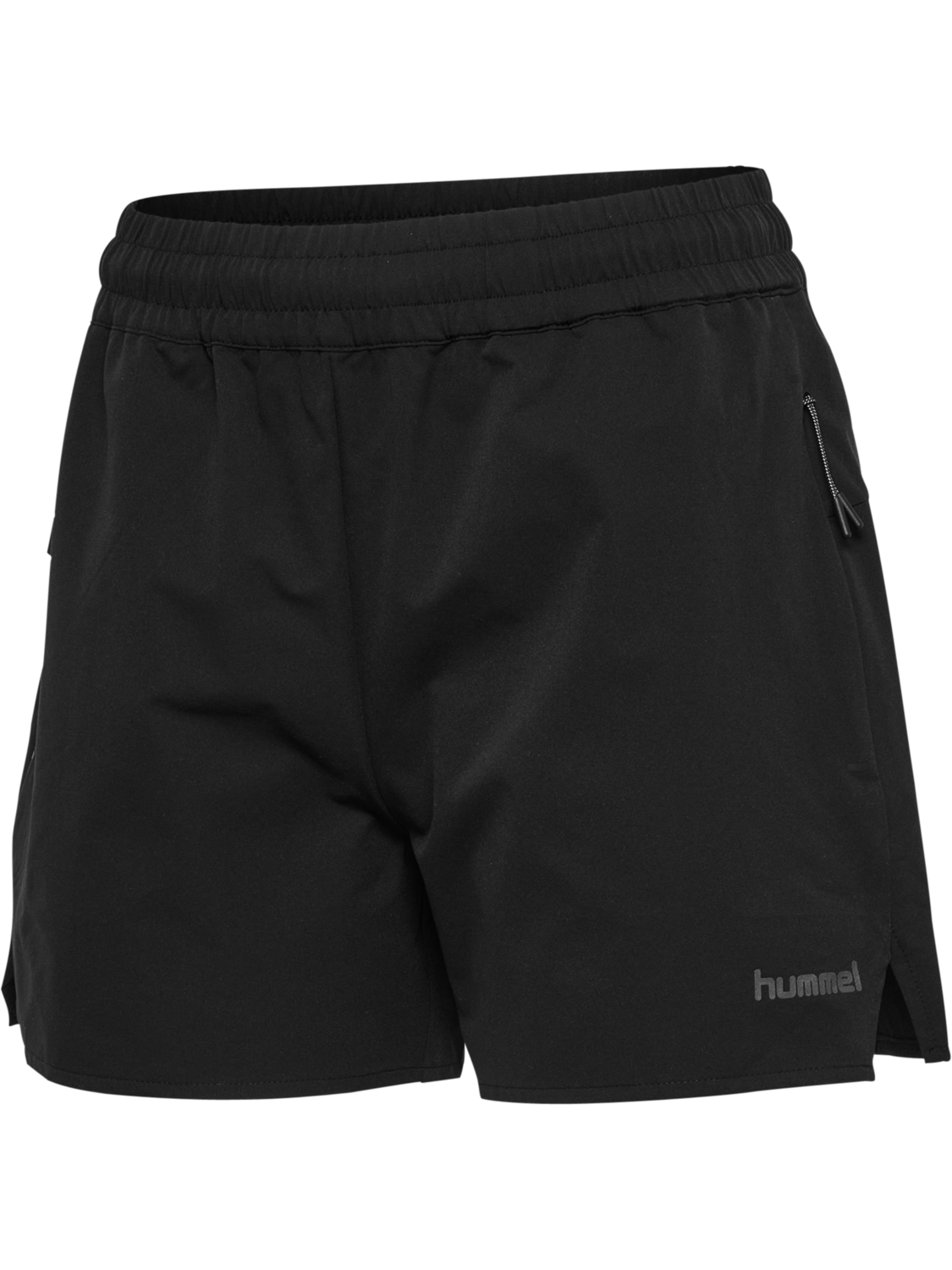 hmlTECH W SHORTS, BLACK, packshot