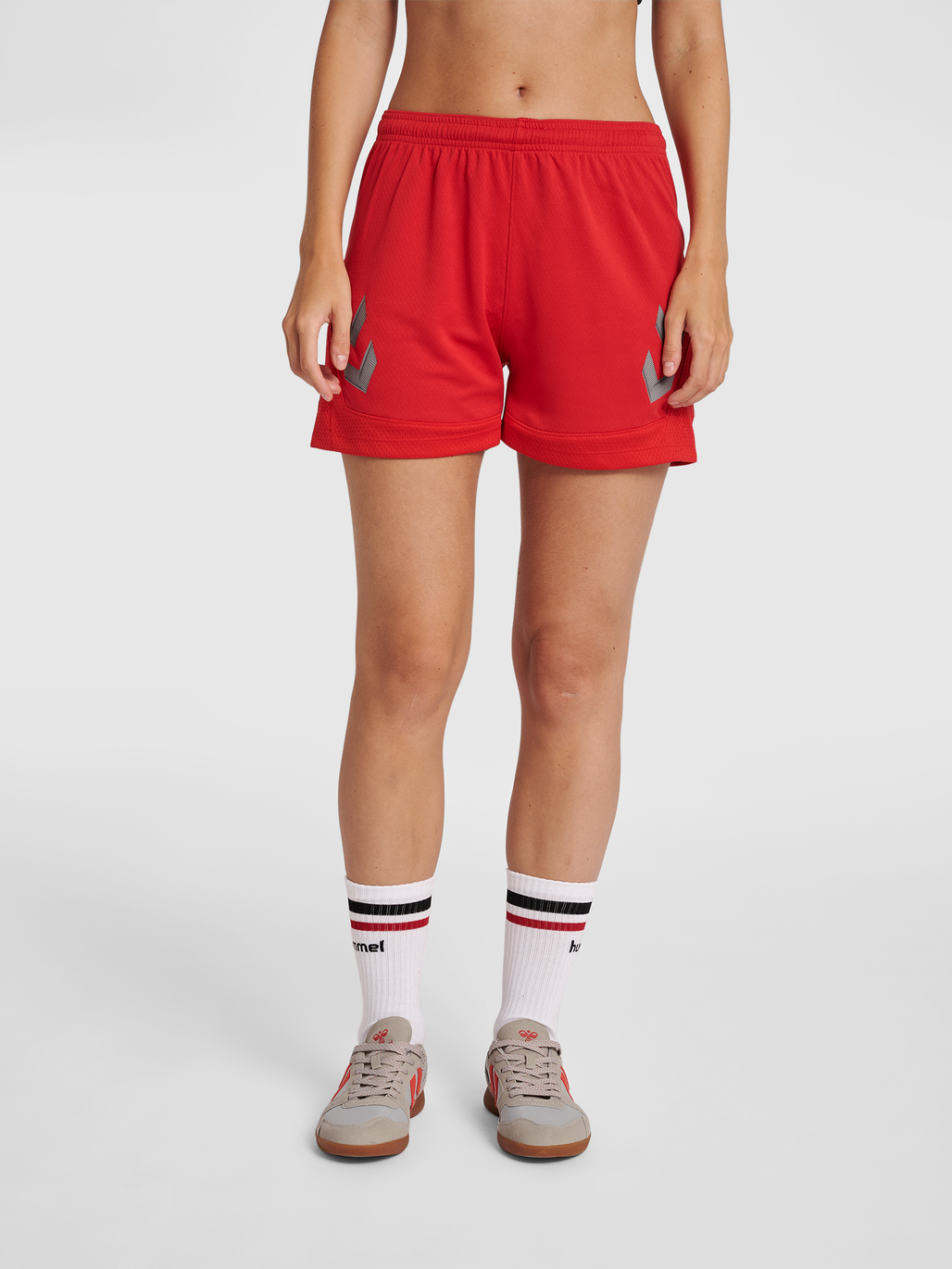 Womens red adidas shorts outlet