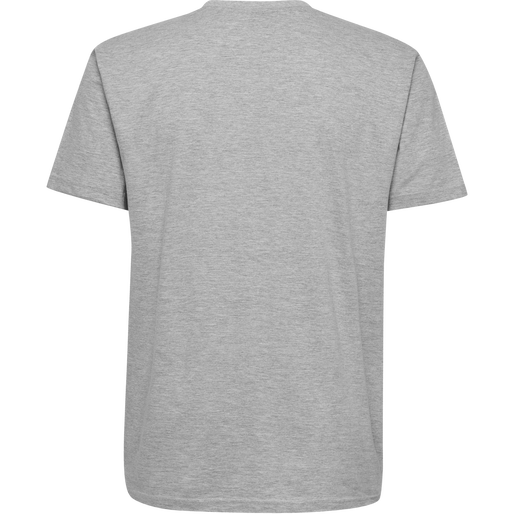 HMLGO COTTON LOGO T-SHIRT S/S, GREY MELANGE, packshot