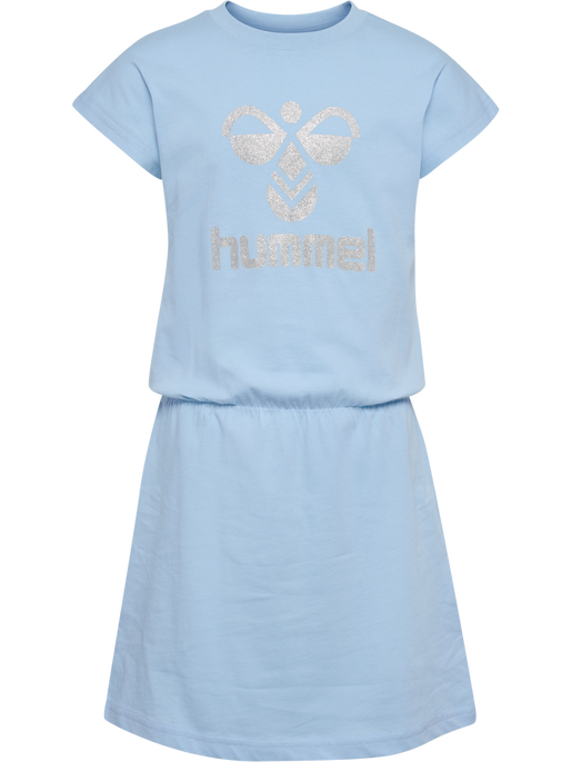 hmlFLOWY DRESS S/S, CERULEAN, packshot