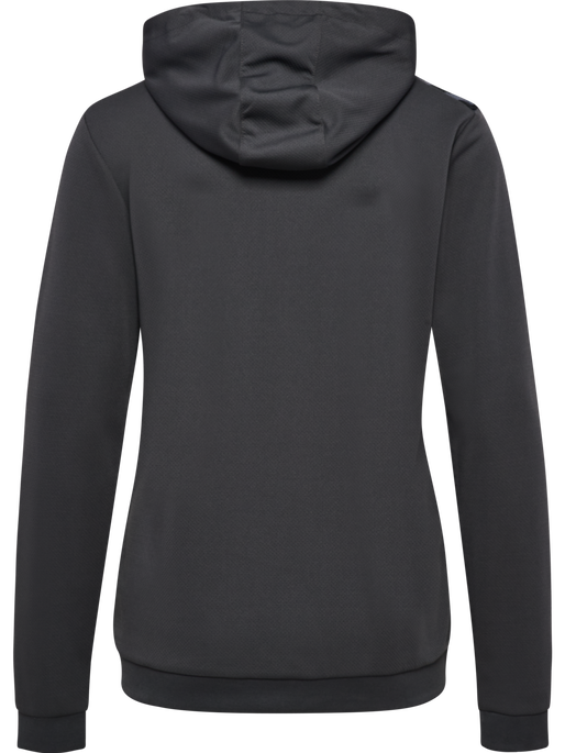 hmlAUTHENTIC PL ZIP HOODIE WOMAN, ASPHALT, packshot