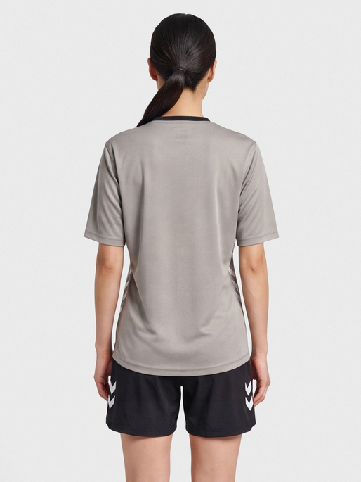 hmlREFEREE CHEVRON WO  JERSEY S/S, STEEPLE GRAY, model
