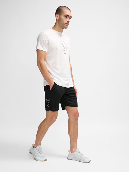 hmlACTIVE CIRCLE CO TEE S/S, WHITE, model