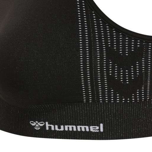 hmlMT SHAPING SEAMLESS SPORTS TOP, BLACK hmlMT SHAPING SEAMLESS SPORTS TOP, BLACK, packshot