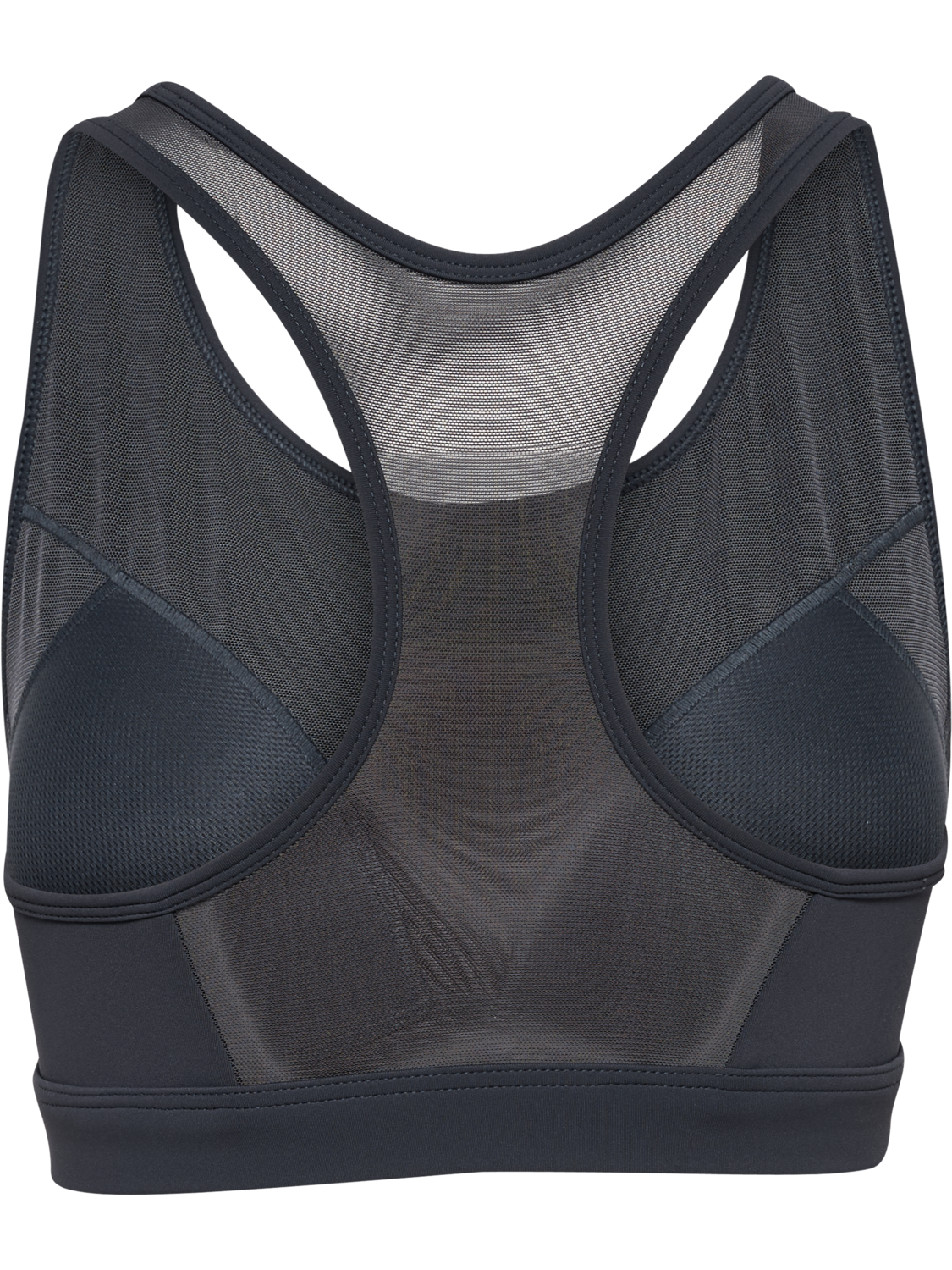 hmlPULSE MEDIUM SUPPORT BRA, EBONY, packshot