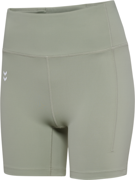 hmlHIIT IMPACT HW SHORT TIGHTS, SEAGRASS hmlHIIT IMPACT HW SHORT TIGHTS, SEAGRASS, packshot